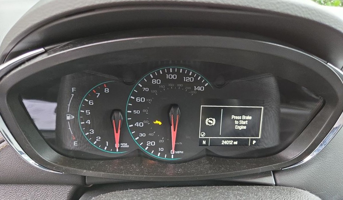 2019-2022 Chevy Trax with dead odometer information display fix