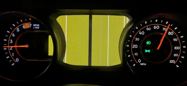 Jeep Gladiator speedometer information screen repair service in Miami - 786-355-7660