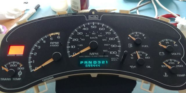 Chevrolet HHR Speedometer Instrument Cluster Repair Service – 2006-2011, OEM 1158125