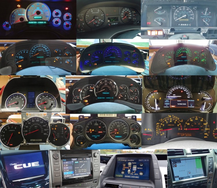 Naples Speedometer repairs, instrument cluster repairs and navigation touch screen repairs with high quality parts. We travel to You Call 786-355-7660