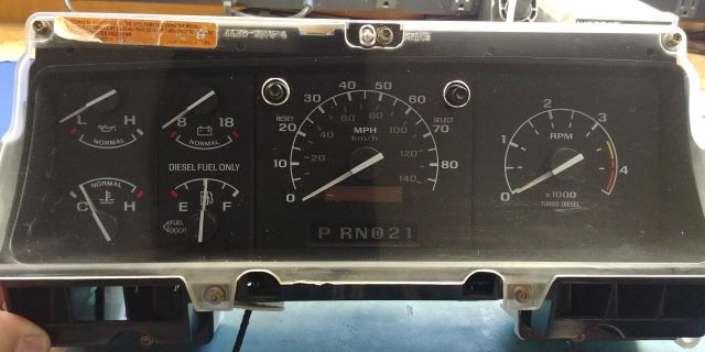 1992-1996 Ford PSOM Instrument Cluster Repair Service in Sunrise FL 786-355-7660 - Instrument Cluster Repair Service on FORD E150, E250 E350 and Bronco