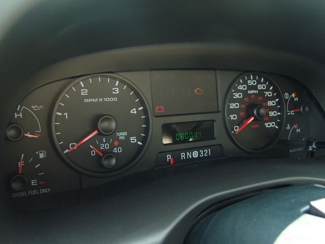 2005 shop f350 dash