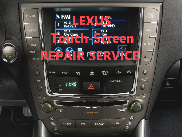 Lexus Navigation Screen Repairs Service - Lexus Touchscreen Repair Service in South Florida FL Call 786-355-7660